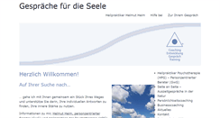 Desktop Screenshot of gespraech.helmutheim.de