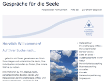 Tablet Screenshot of gespraech.helmutheim.de